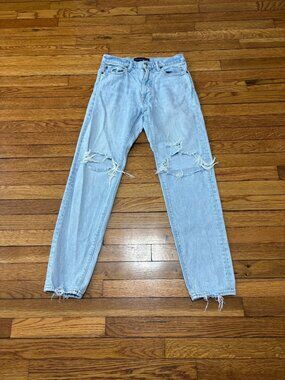 Abercrombie & Fitch Mens A&F Vintage Stretch 90's Slim Jeans Sz 29x30 Blue Denim